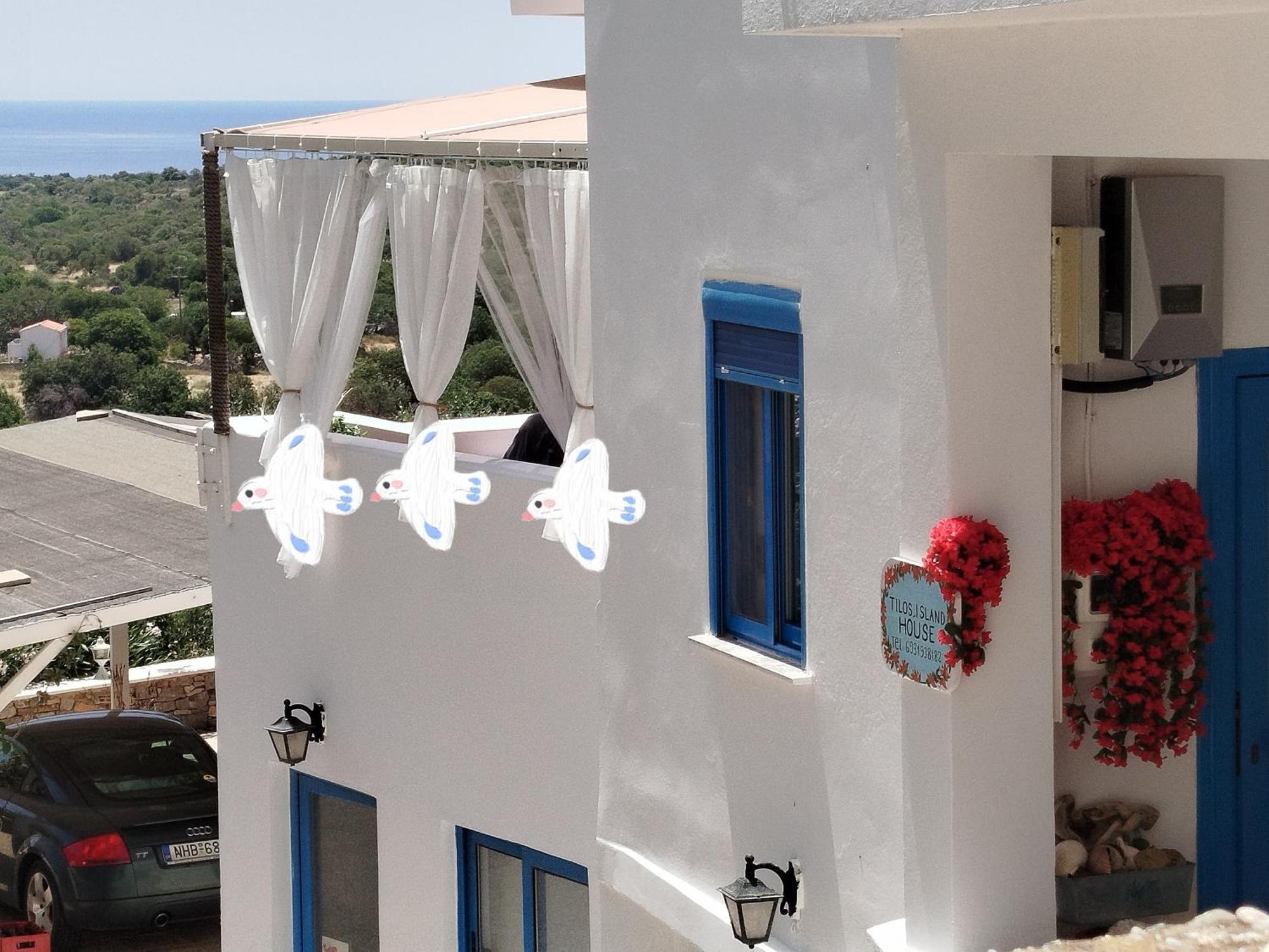 Tilos Island House Megálon Choríon Exterior foto